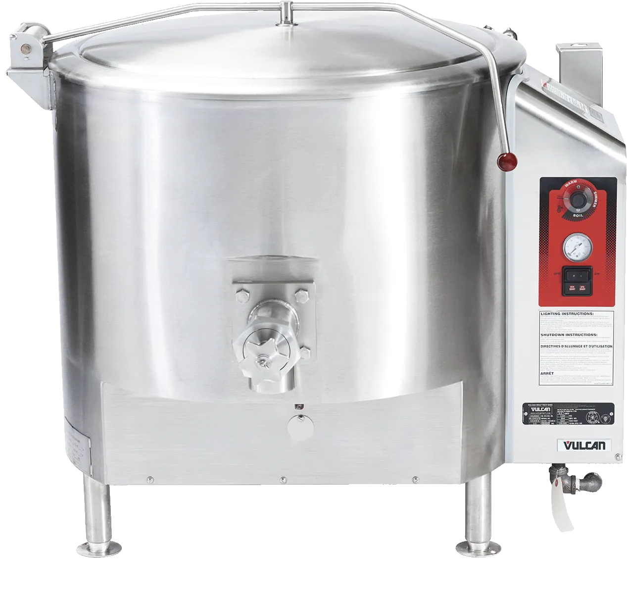 150 Gallon Industrial Gas Cooking Kettle Vulcan Equipment