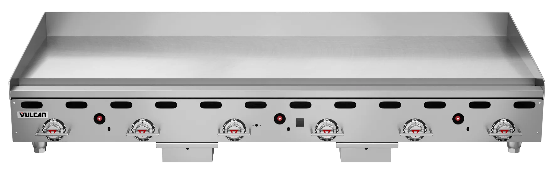 Flat top griddle top for gas stove