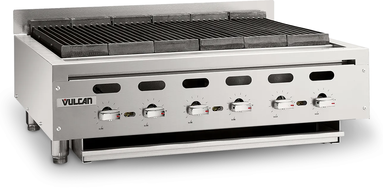 Therma-Tek TC48-48RB 48 Radiant Gas Char Broiler - MADE IN THE