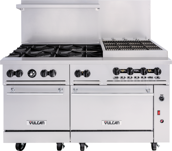 vulcan six burner gas range