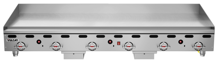 Universal JS-7218 - 72 Gas Flat Top Griddle - 6 Burners - 120,000